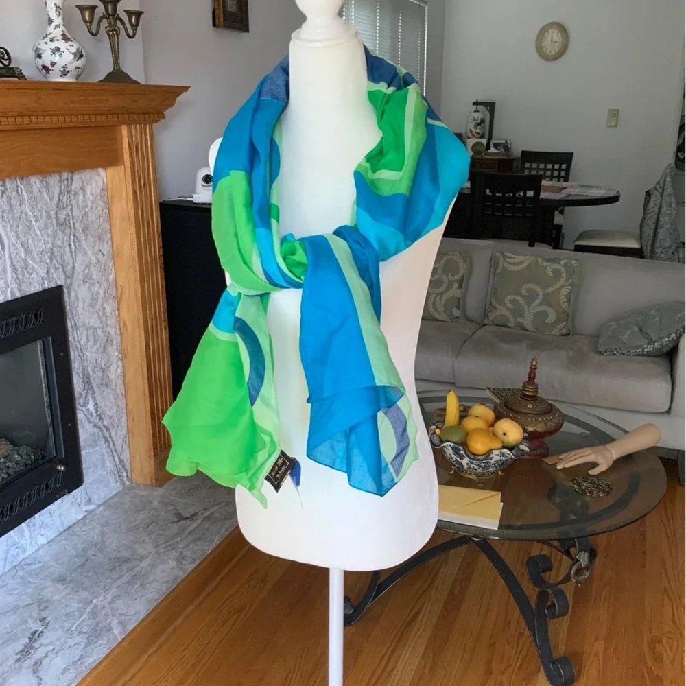 NWT bright color scarf/beach wrap around